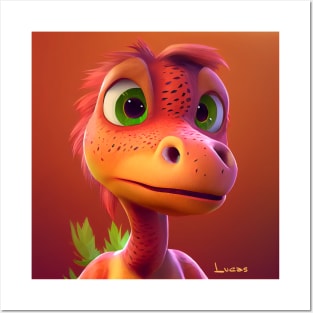 Baby Dinosaur Dino Bambino - Lucas Posters and Art